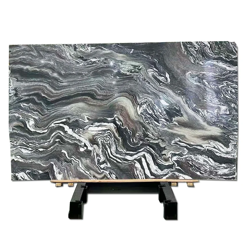 Explosion Blue Quartzite Marble Slab Marble Tile For Floor Tiles Wall Panels Wall Decor Kitchen Island Marble Dining Table