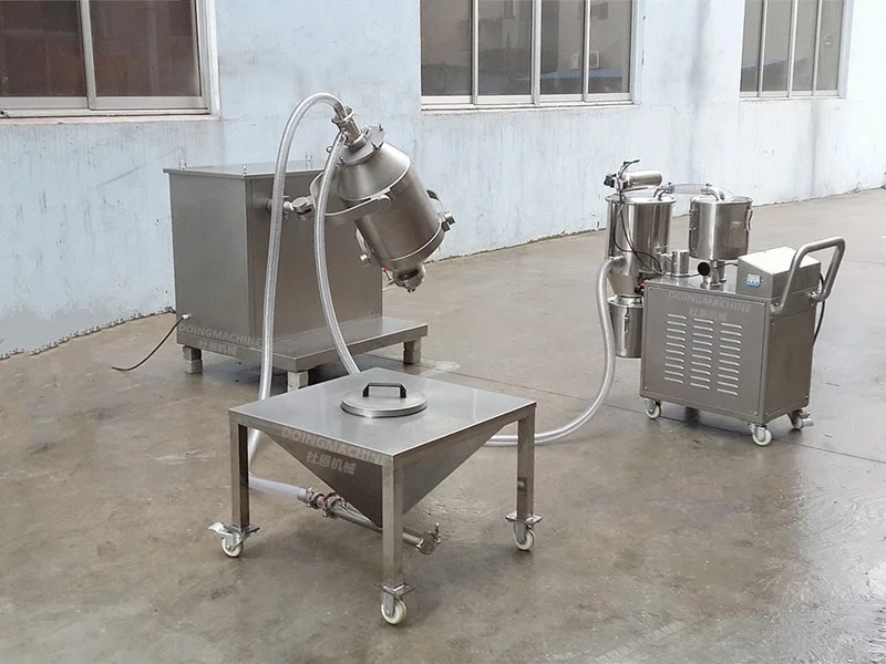 3D powder mixer tumbler