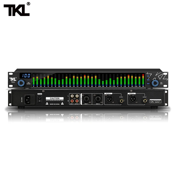  TKL 531 31 полосный графический эквалайзер Аудио Цифровой для аудио Профессиональная звуковая система Профессиональные
