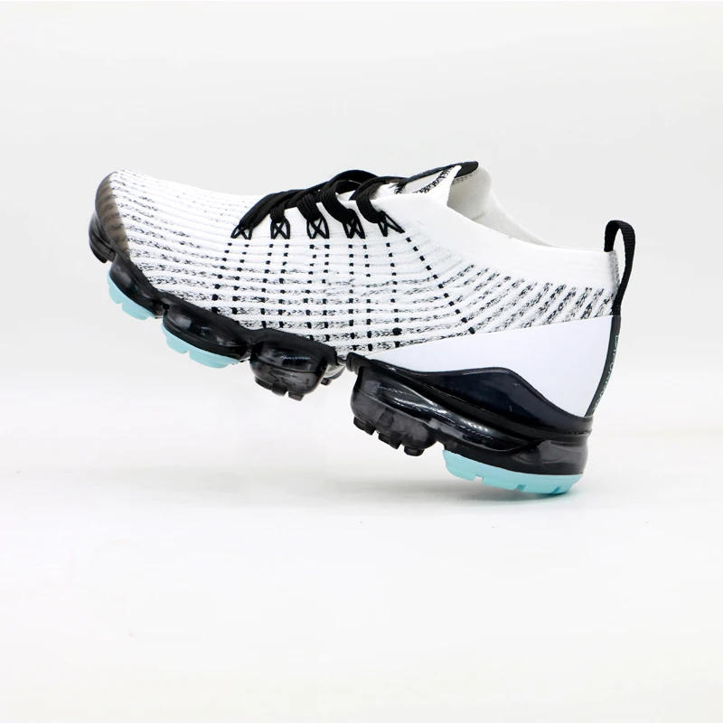 Mens Top Quality Knit Designer Running Shoes Fly3.0 Triple Black Trainers Women Breathable Cushion Outdoor Sports Sneakers 36-45