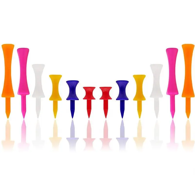 Free Sample Custom Logo Size Golf Tees Plastic Castle Tees