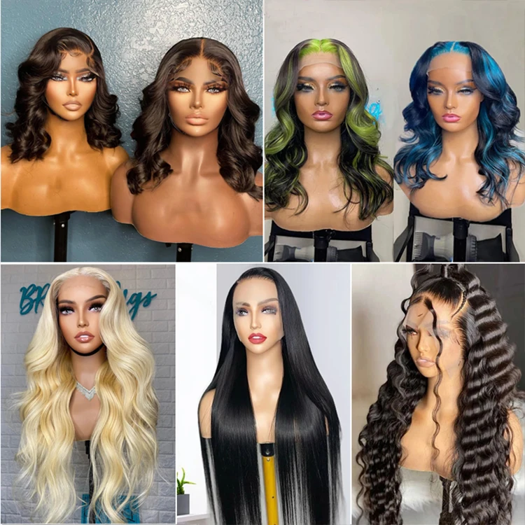 Brazilian hair hd lace frontal wig,natural human hair wig for black women,KBL pre pluck blonde human hair lace front wig vendor