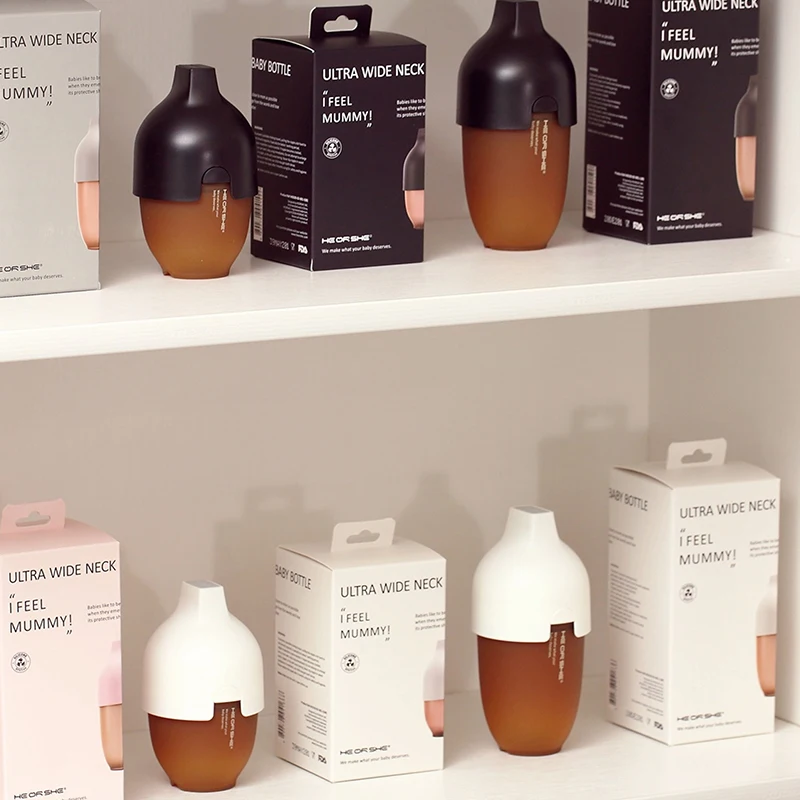 Hot selling BPA free Eco friendly Breastfeeding adult 240mL infant new born milk baby bottles