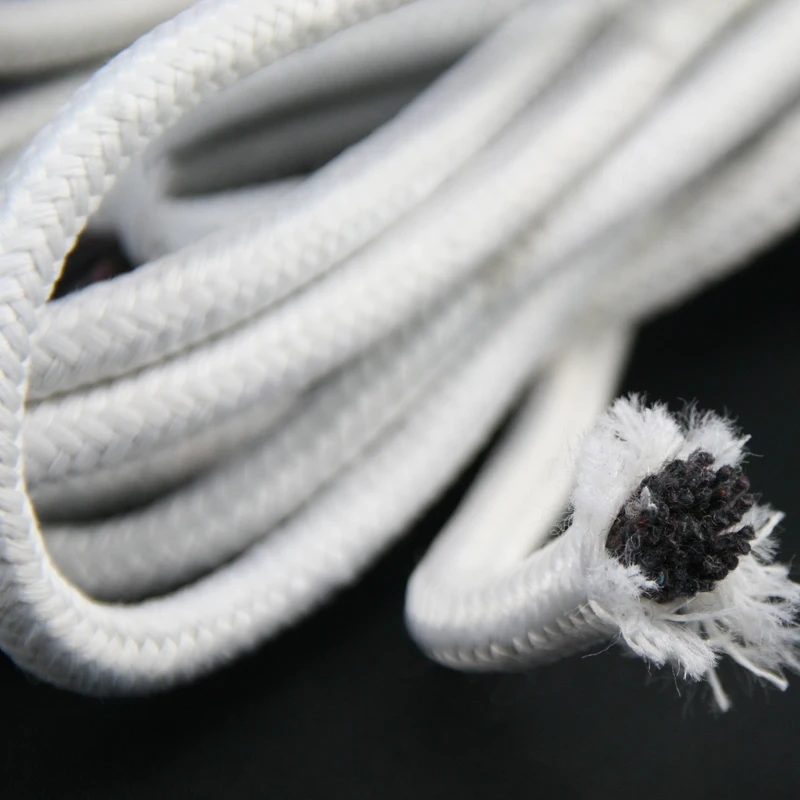 Factory Direct Supply White 3mm 4mm Wholesale Cotton Rope Hot Selling Portable Washing Line Clothesline
