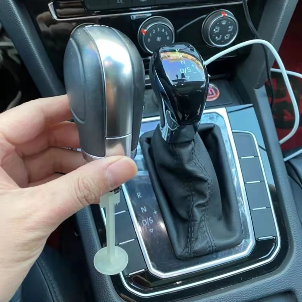 Led Gear Shift Knob For VW Touareg Teramont Passat B8 Tiguan Polo MK2 Golf MK7 mk6 mk5 DSG shift ball car Interior Accessories