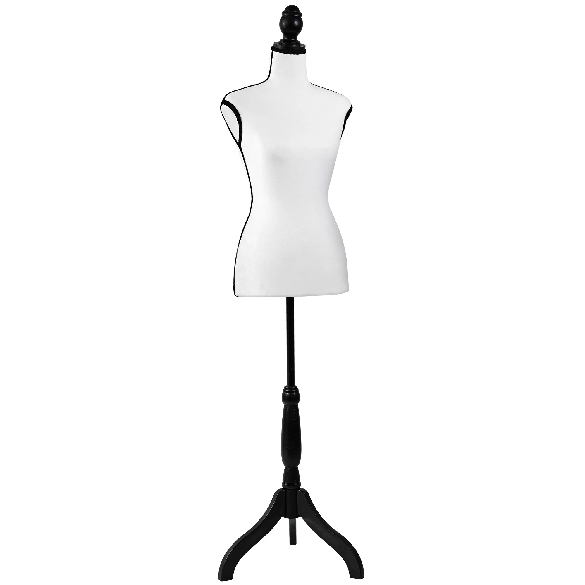 White Female Mannequin Torso Customized Headless Mannequin Adjustable Sewing Half Body Tailoring Female Mannequin