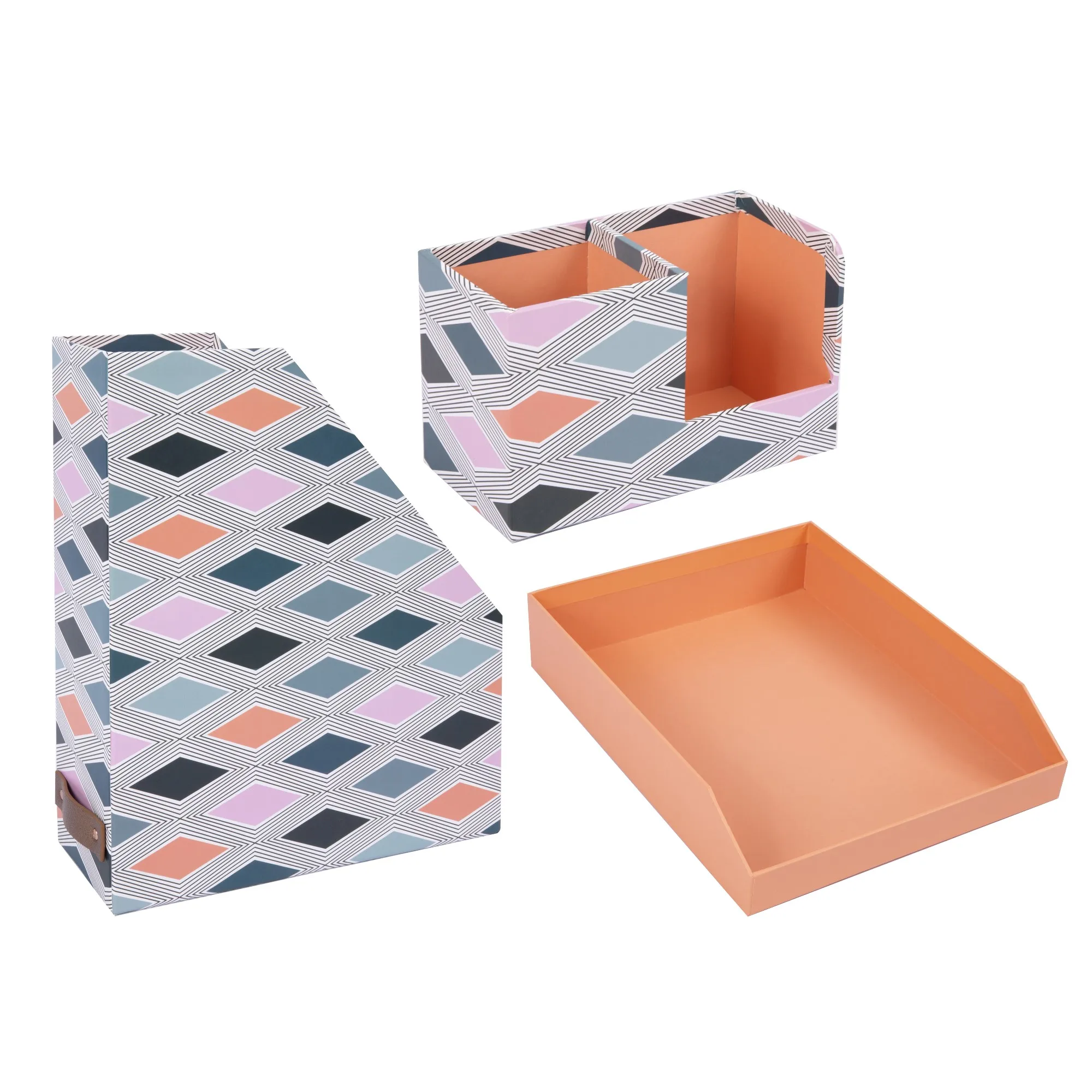 Paperboard File Documents Decorative  Storage Box Desktop Office Desktop File Storage Box