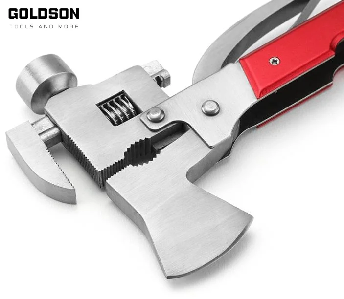 camping aluminium multi tool hammer