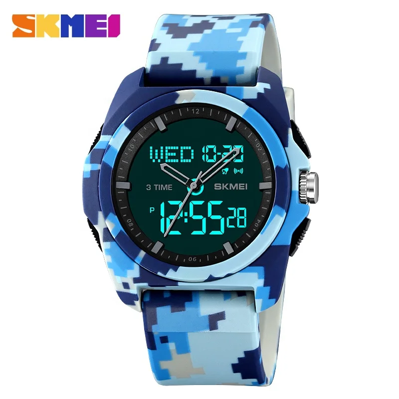 SKMEI 2199 Reloj Водонепроницаемые многофункциональные наручные часы с хронографом спортивные несколько часовых поясов оптовая продажа цифровых часов