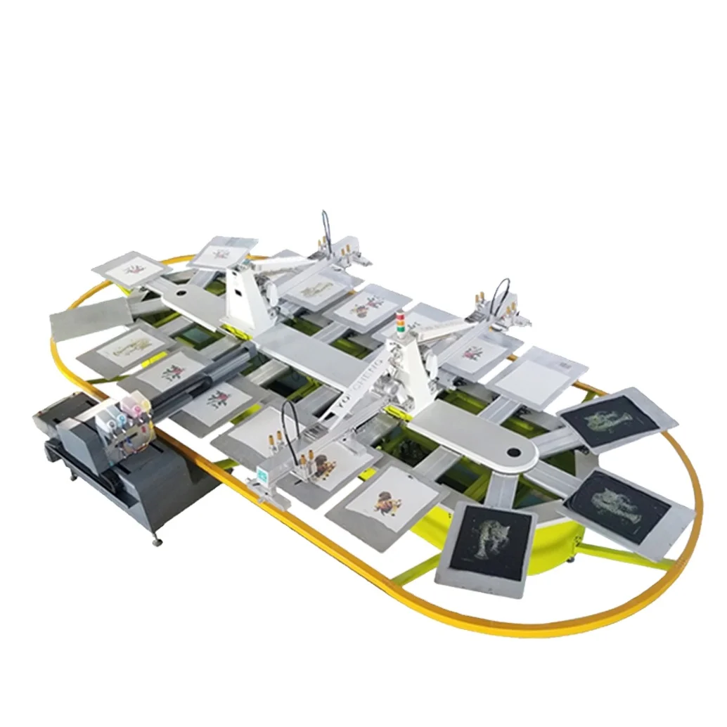 China Factory 3 Color Textile Digital Sticker Printing Machine