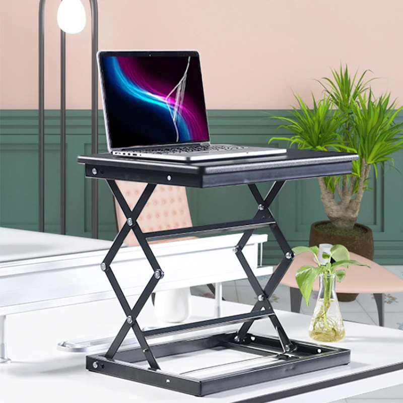 Height adjustable standing desk computer laptop desk sit and stand office desk table riser