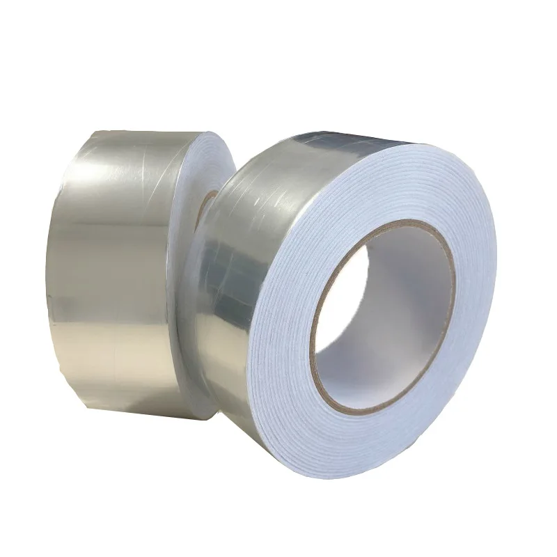 0.05mm Thick Aluminum Foil Tape High Temperature Resistant Self-Adhesive Shielding Conductive Tape