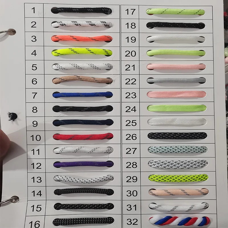 OEM Custom Polyester Cord Round Draw Cords Hoodie String braided drawcord