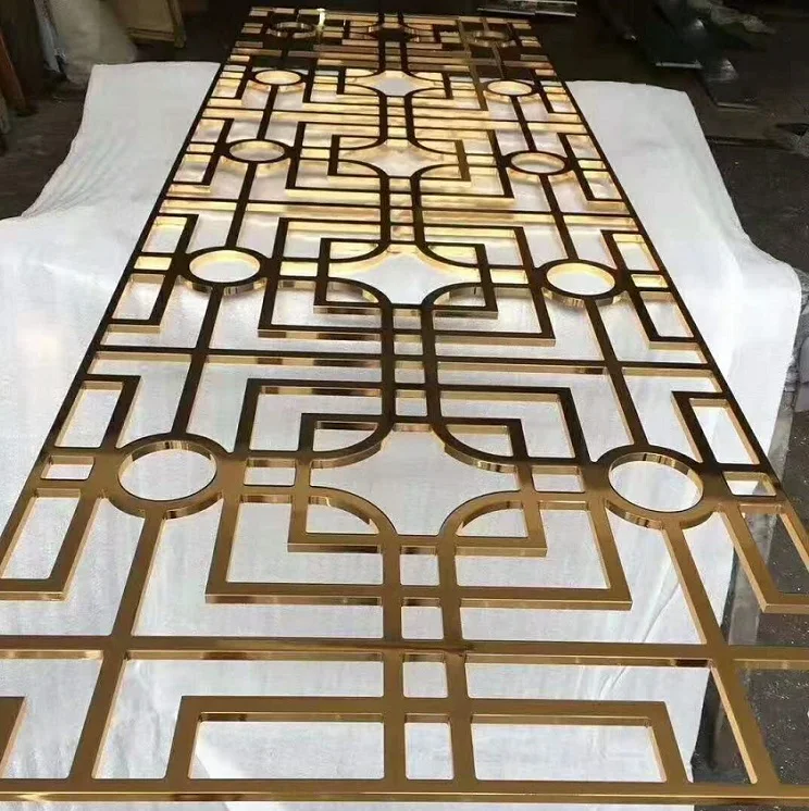  Laser Cut Metal Furniture Movable Screen Room Divider