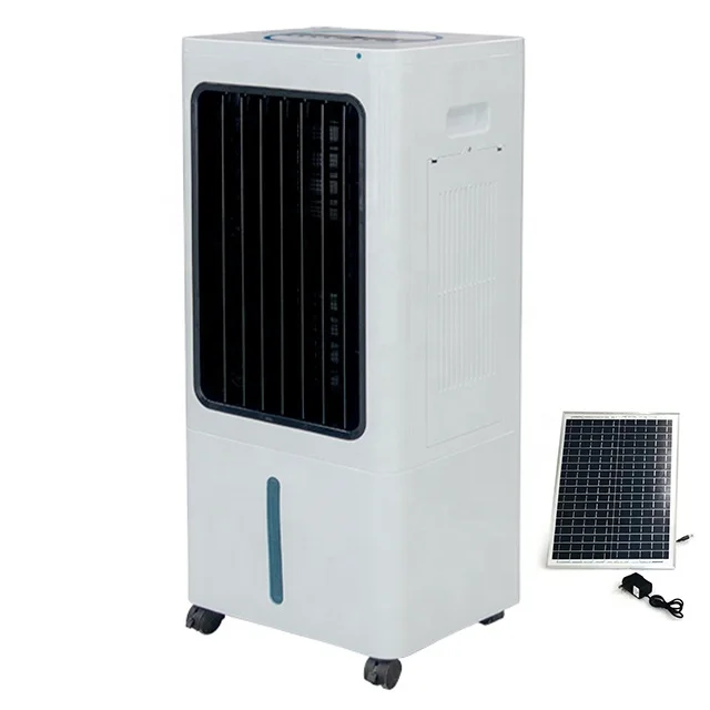 Multi-function 30L large water tank portable evaporative DC solar air cooler for house