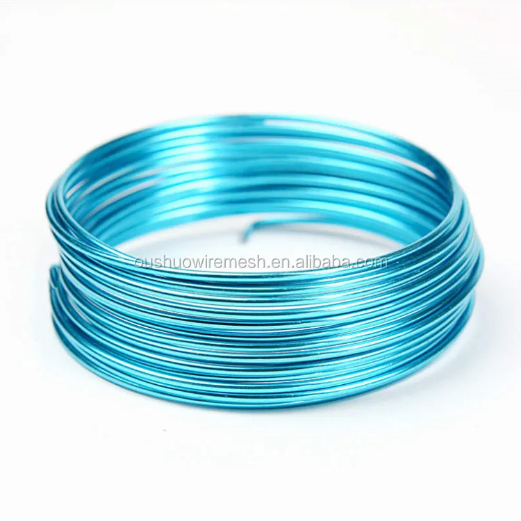 Popular green color aluminum jewelry wire handmade craft wire