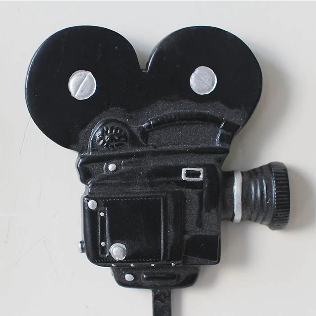 Американский Сельский ретро дизайн каучуковый кино приспособление форма крючок для пальто настенный набор