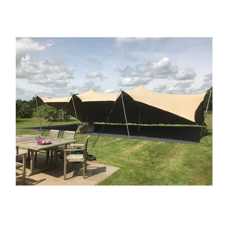 Customized Outdoor Wedding Tent Free Style Stretch with Aluminium Poles for Trade Shows