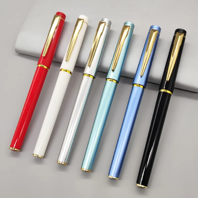 Подарочная рекламная шариковая ручка с индивидуальным логотипом черная белая гелевая ручка для подписи шариковая ручка