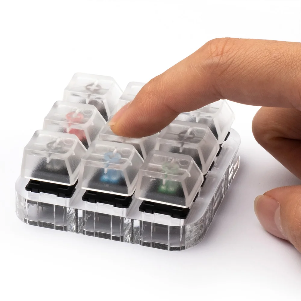 9 Cherry MX Keyboard Tester Mechanical Keyboard Switches 9 Cherry MX Switch Tester