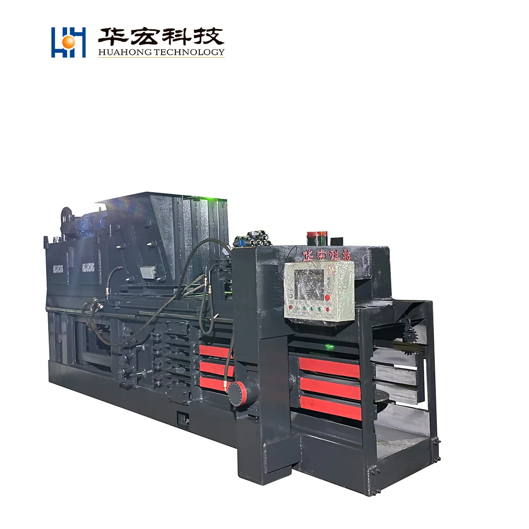 Hua Hong HPA-180 automatic horizontal non-metal baler is safe and easy to operate
