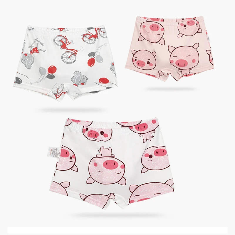 
3 pieces/lot New Design Children Girl Panties Cotton Soft Pretty Cartoon Child Underwear for kids 