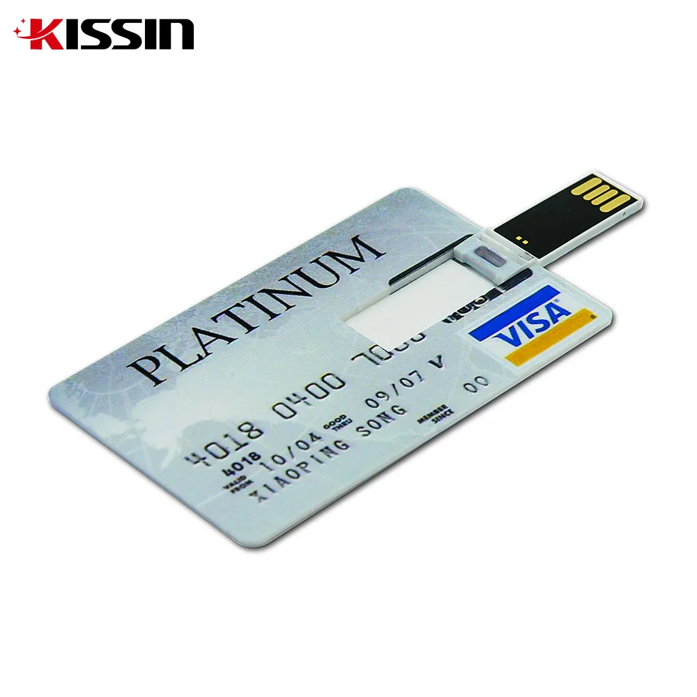 Kissin 128MB to 256GB Personalised Customised Printed USB Flash Drive Business Flash Memory Card