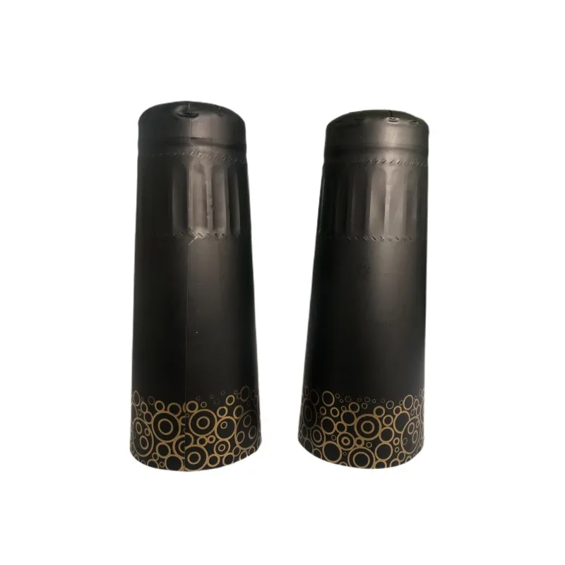 Direct Selling Heating Technology Composite Wine Bottle Screw Cap pvc heat shrink Wine Capsule
