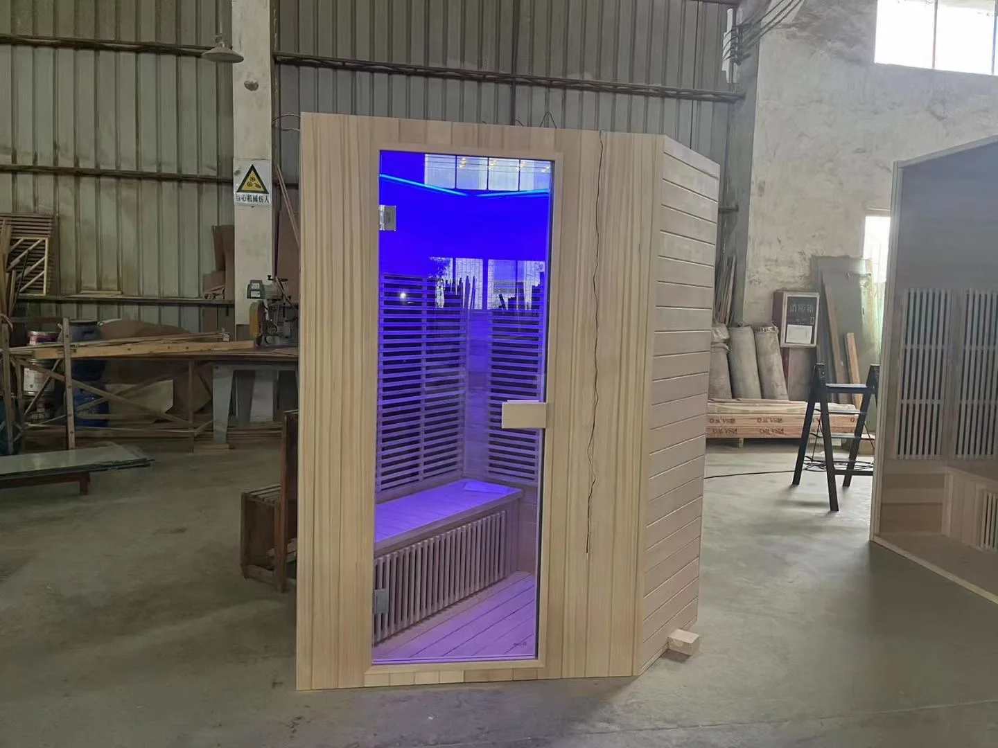 Design most popular cheap new style 2 person Spruce Hemlock Cedar steam room sauna