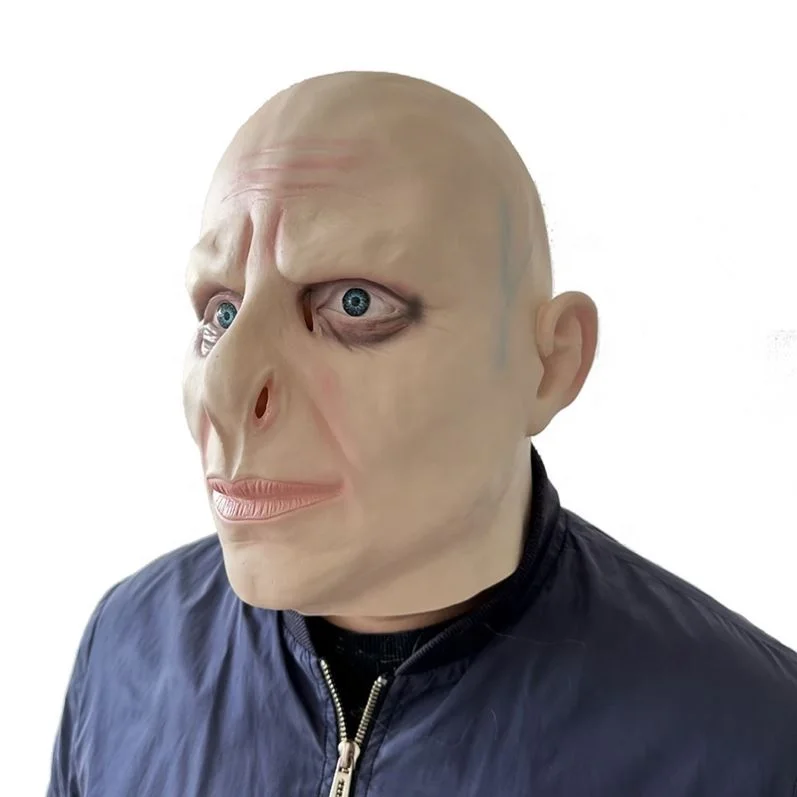 Halloween Costume Mask Lord Latex Voldemort Mask Harry Cosplay Movie Character Party Festival Props Decoration Party Mask