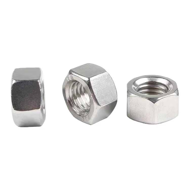 FACTORY HOT SALE M8 m12-m20 M30 DIN934 Galvanized GI Zinc HEX NUTS HEXAGONAL NUTS