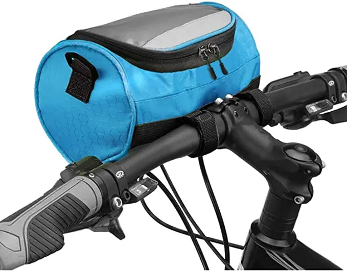 Bike Handlebar Triangle Frame Adjustable Waterproof Bicycle Front Storage Bag Large-Capacity Cycling Front Pack