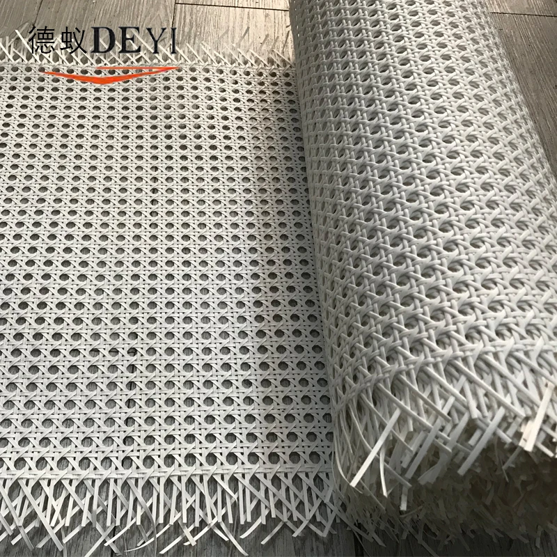 Top Quality 100% Natural Bleached Indonesia Rattan Cane Webbing Roll For Furniture 1/2 3/8 Mesh Woven Wholesale