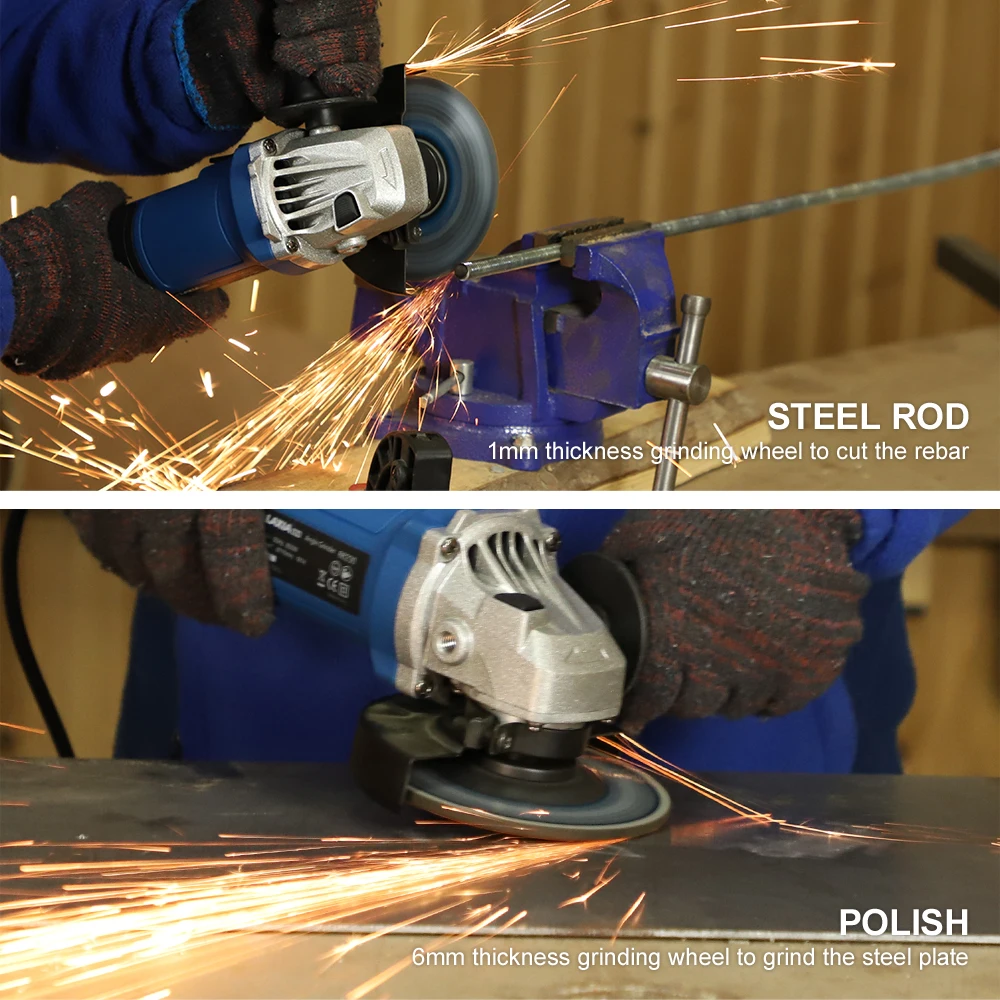 Mini Angle Grinder 100mm Cut Type Stone and Metal Max Angel Charger DIY OEM Customized Hot Motor Box Heavy Bead Power