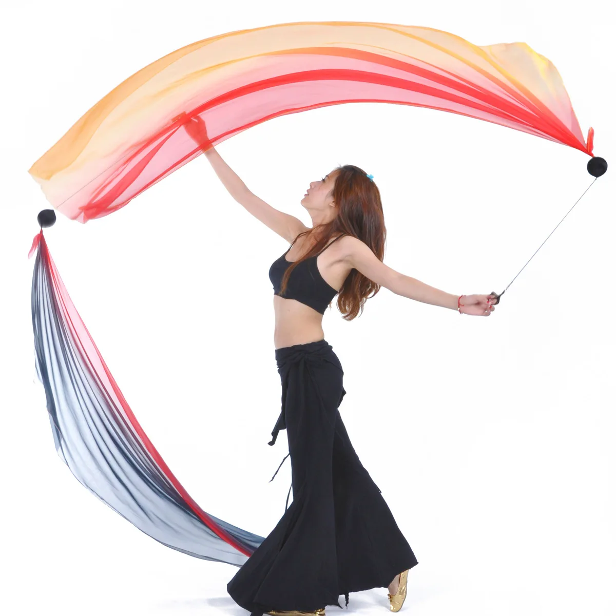 Belly dance Poi Veil For Ladies more colors