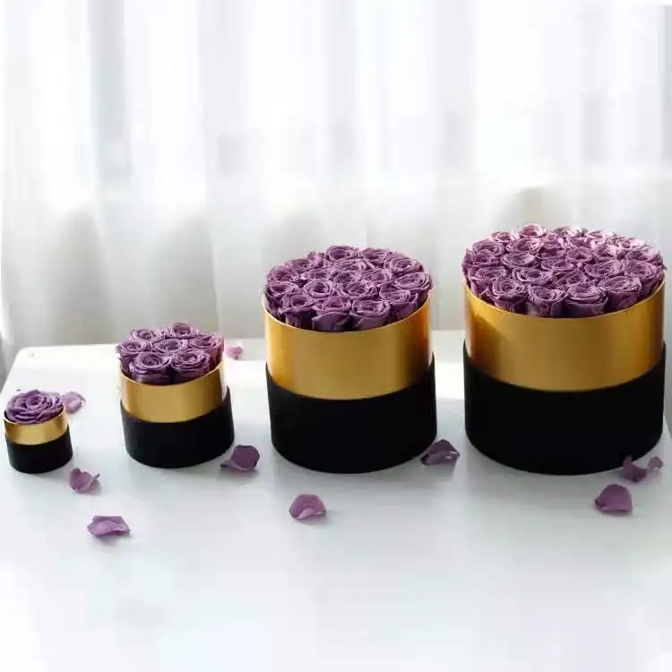Preserved Natural Dried Fresh Rose Flower Long lasting in Mini box beautiful gift