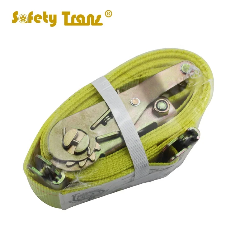 JiuLong   2 Inch 2T Ratchet Tie Down  Ratchet With Spring E Clip For Cargo Control