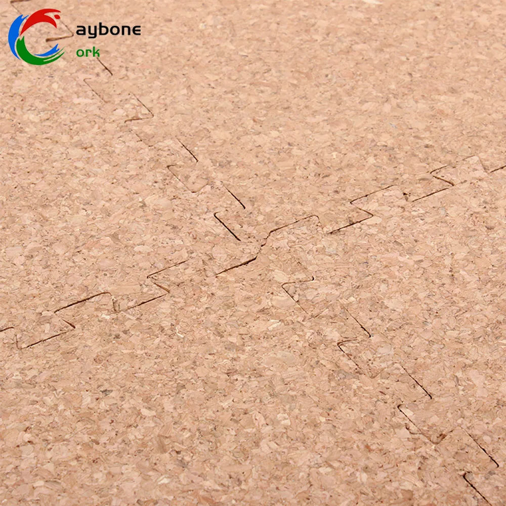 Eco-friendly Kindergarten Floor Cork Mats Soft Wood Waterproof Carpet Rug Protector Mat for Children Playing Puzzle Pads Style
