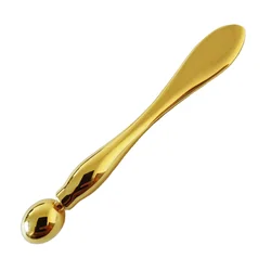 Sticks Beauty Makeup Spatula Mini Small Facial Massage Mask Gold Metal Eye Cream Cosmetic Spoon