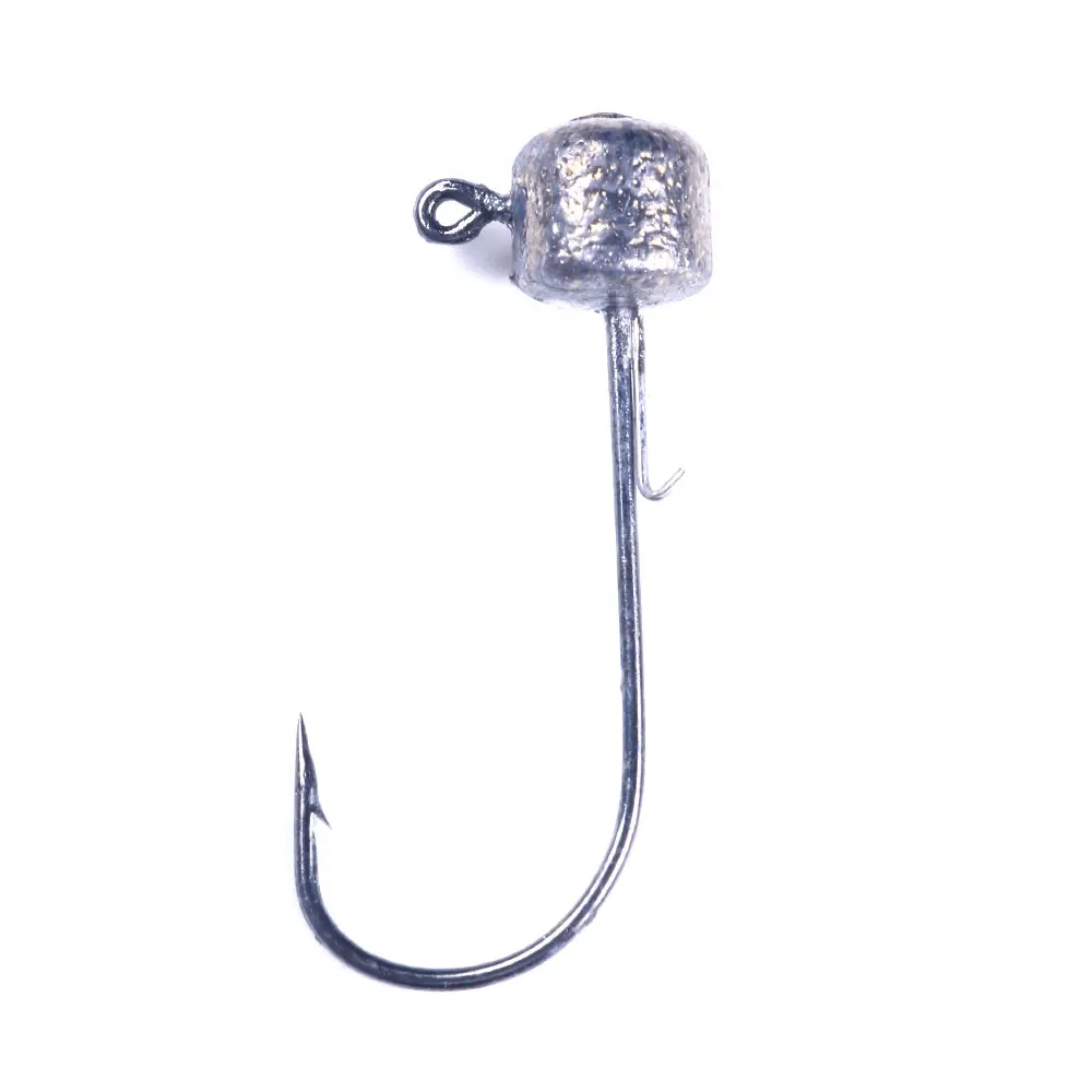 Wholesale 3.5g 5.5g 6.2g Fishing Tackle Mushroom Shape Lead Jig Head Fishing Hooks