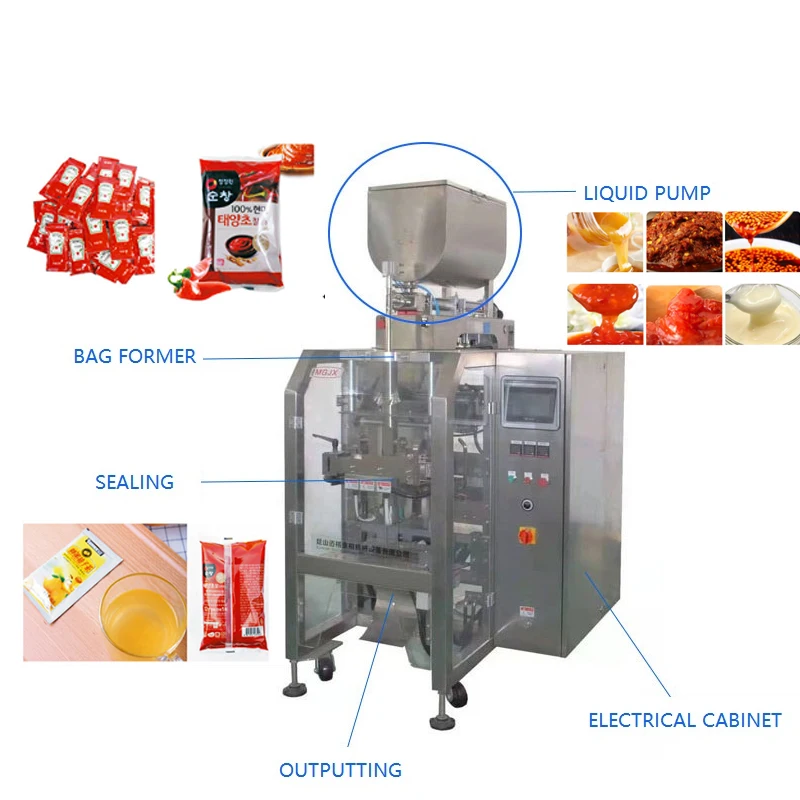 fruit jam/honey/paste/ketchup/mayonnaise chocolate liquid packing machine filling and sealing machine price