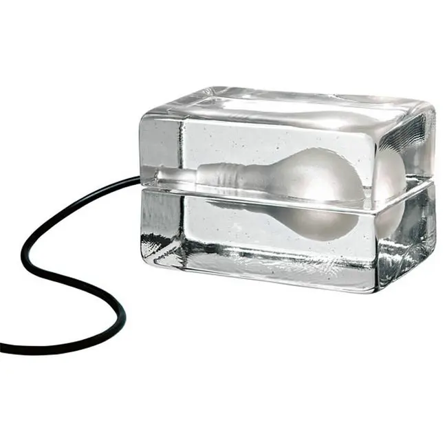 Manufacture Ice Cube Edison bulb glass Table Lamp Mini led bulb table lamp