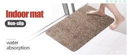 Indoor Doormat Front Door Mat Non Slip Rubber Backing Super Absorbent Mud and Snow Magic Dirts Trapper Door Mats