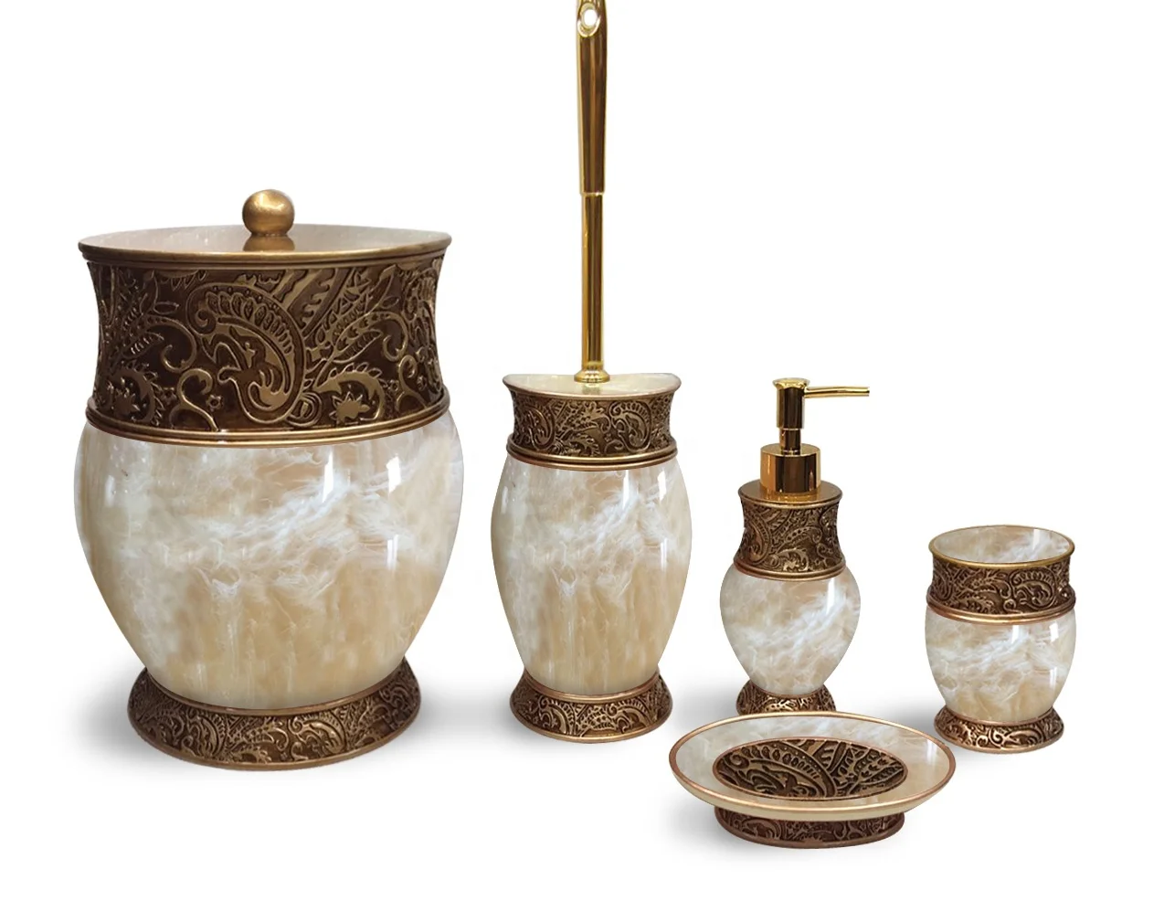 Роскошный набор аксессуаров для ванной комнаты