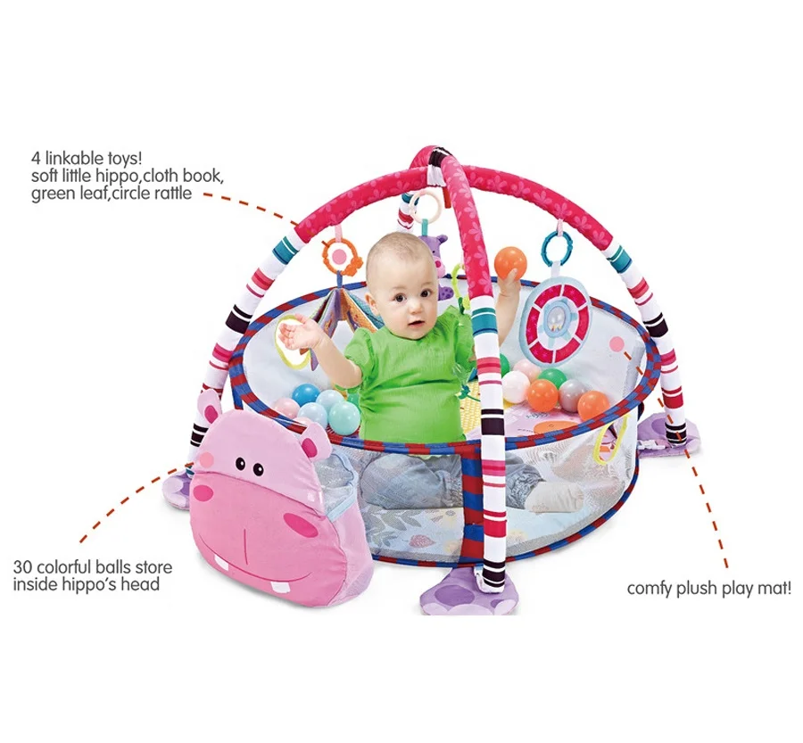 Baby Activity Gym Playmat Baby Fitness Rack Cloth Material Crawling Mat Enlightenment Toys Game Mat