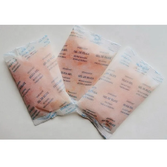 Orange indicating 2-4mm silica gel absorbent used in Precision Instruments Pharmaceuticals Petrochemicals