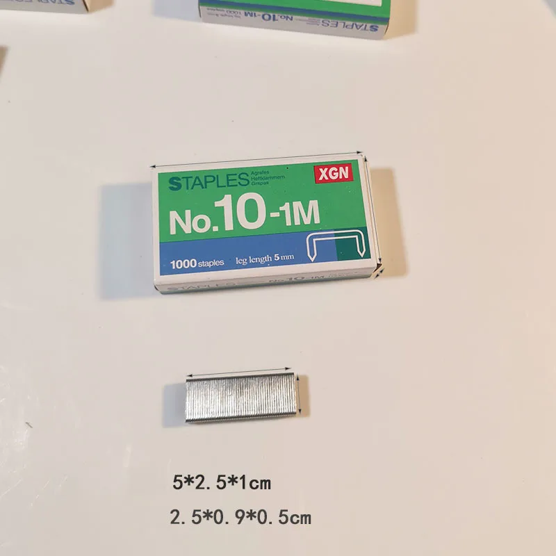 No.10 staples 1000 pieces per box small stapler staples special staples office supplies wholesale stapler pin