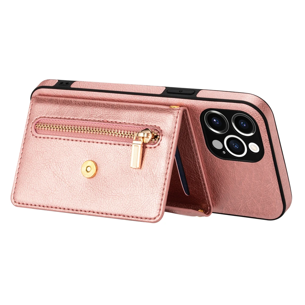 Luxury PU Leather Phone Case For iPhone 12 Pro MAX Slim Wallet Card Back Cover For iPhone 12 Mini 11 XSMAX XR XS X 8 7 SE 2020