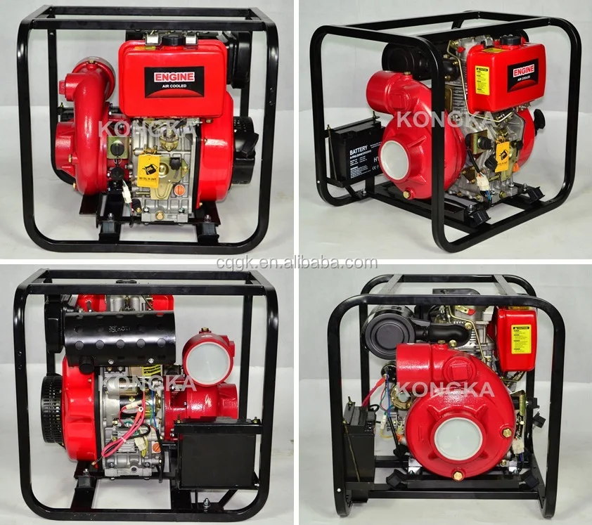  KONGKA чугун высокого давления 13HP Дизель 3 дюйма водяного насоса KONGKA cast iron high pressure diesel inch water