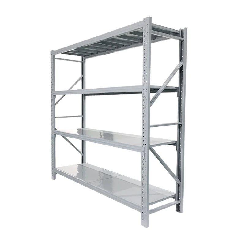 4 layers 200kg boltless garage storage racking metal shelving unit racking warehouse storage
